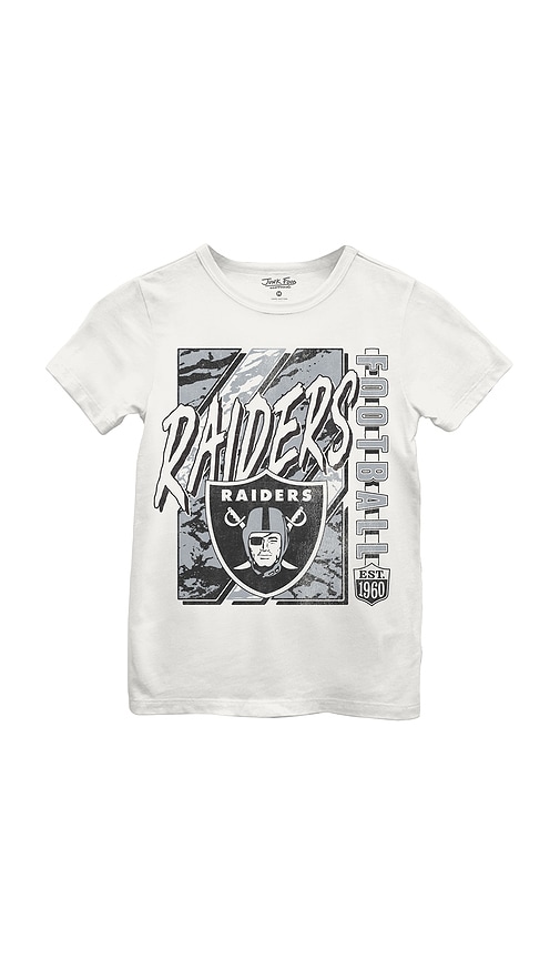 Kids Raiders Shift Tee in White. - size L (also in M, S, XS) - Junk Food - Modalova