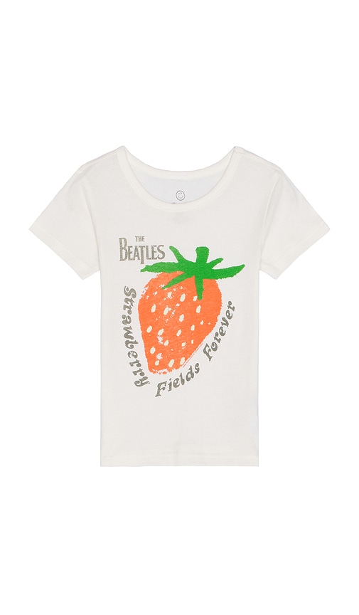Kids The Beatles Strawberry Fields Forever Tee in White. - size L (also in M, S, XS) - Junk Food - Modalova