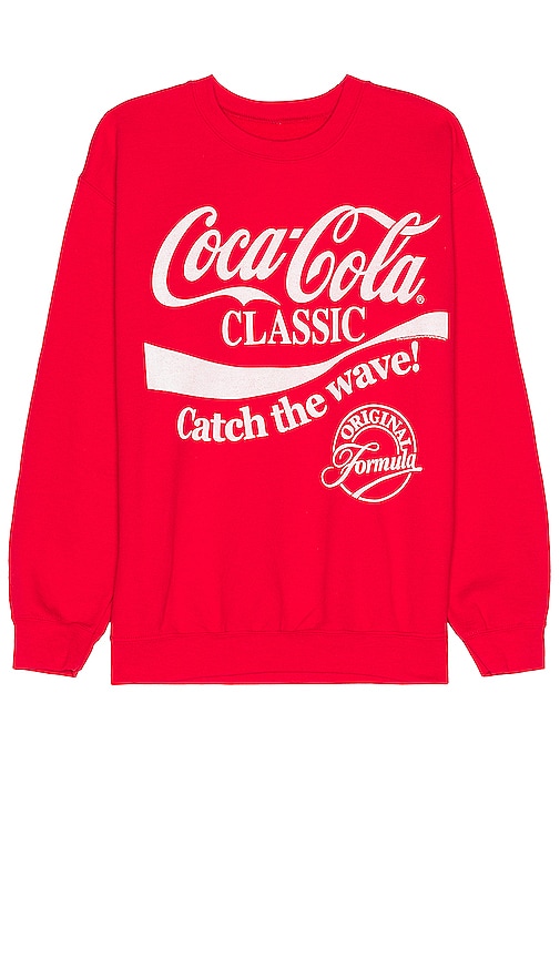 Junk Food Coca cola Catch The Wave Crew in Red REVOLVE