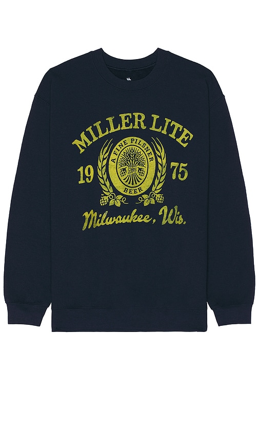 Junk Food Miller Lite 1975 Sweatshirt in Navy