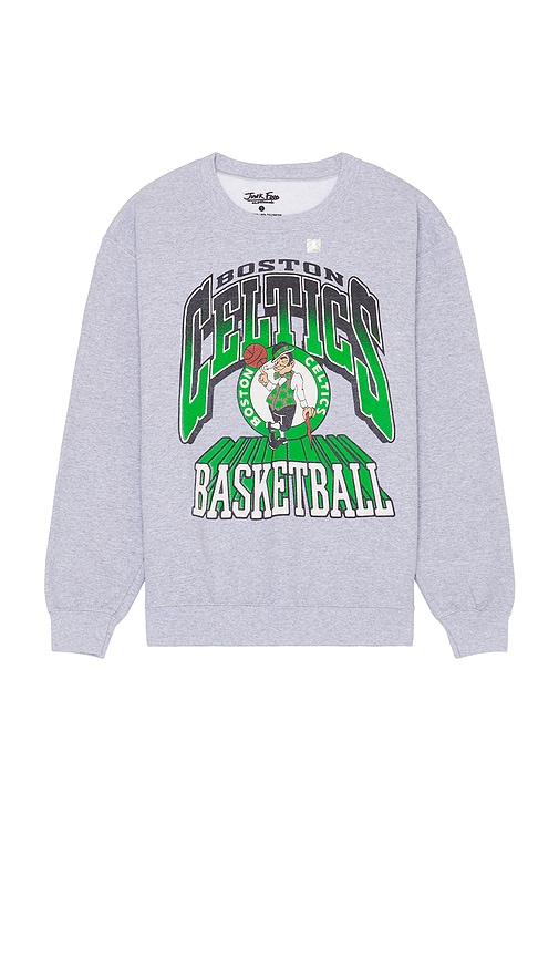 Junk Food Celtics Backcourt Crewneck in Heather Grey