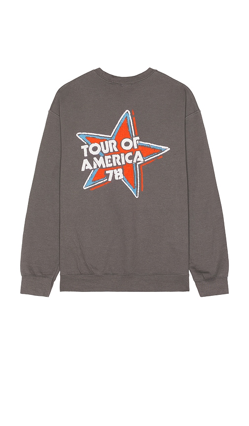 Shop Junk Food The Rolling Stones America 78 Sweatshirt In 차코