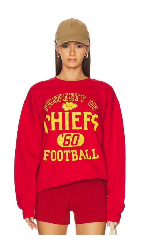 Junk Food Chiefs Property Crew Fleece Sweatshirt