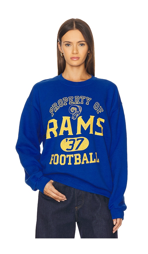 Junk Food Rams Property Crew Fleece Sweatshirt