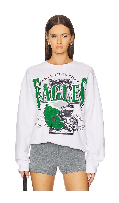 Junk Food Eagles Conversion Crew Fleece Sweatshirt