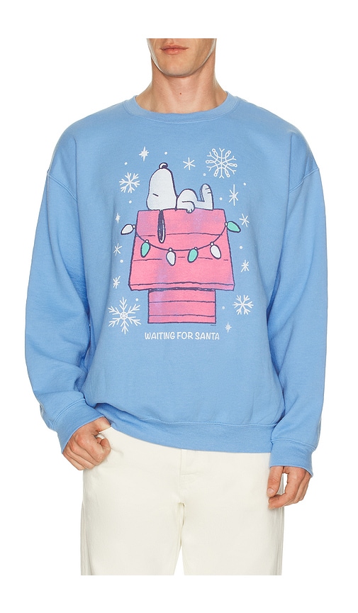 Junk Food Snoopy Waiting For Santa Sweatshirt