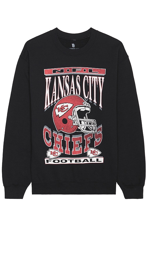 Junk Food Clothing x NFL - Kansas City Chiefs - Team Helmet - Adult Pullover Hooded Sweatshirt for Men and Women - Size Small