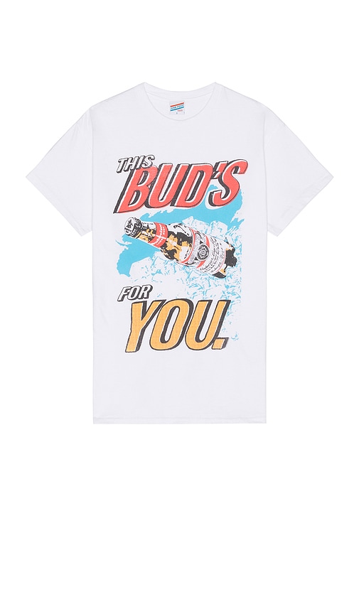 Junk Food This Buds For You Tee In White