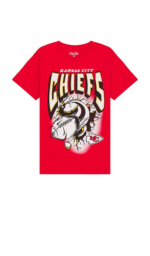 Junk Food Chiefs Breakthru Tee In Red