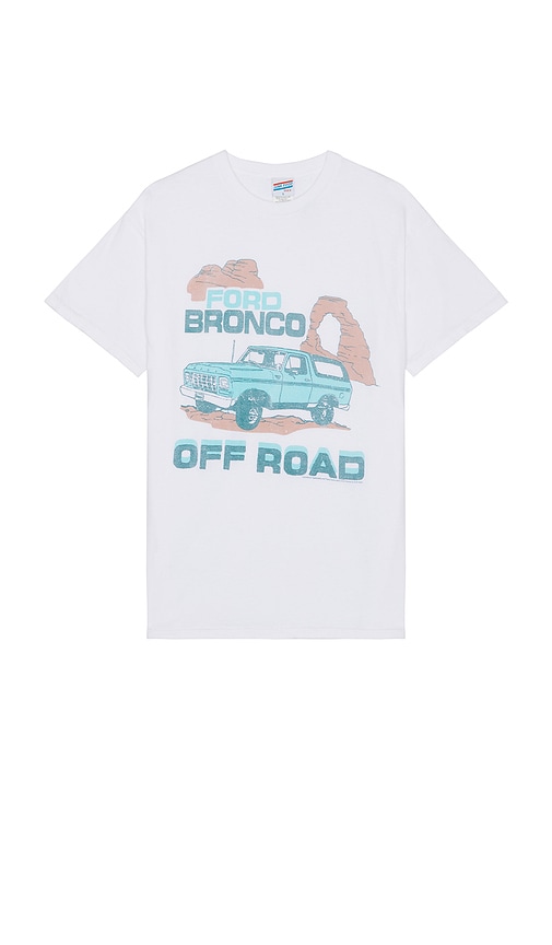 Junk Food Ford Bronco Off Road Tee In White