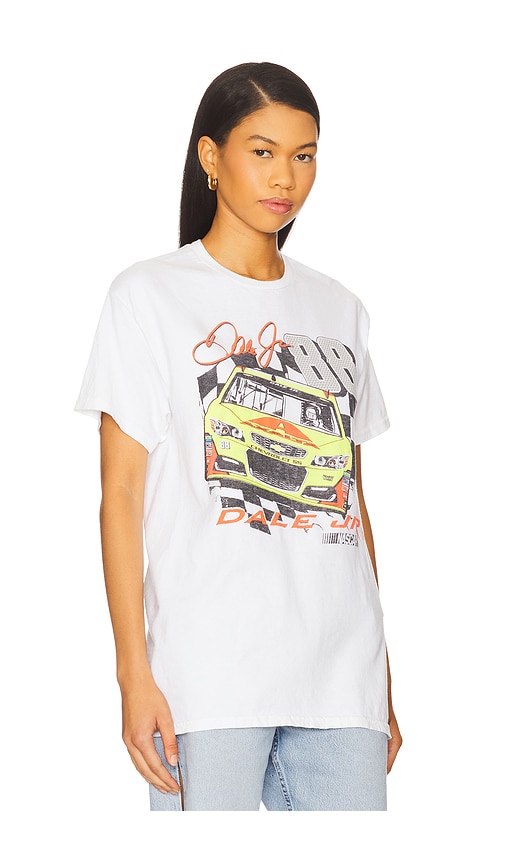 Junk Food Dale Jr. Tee In White