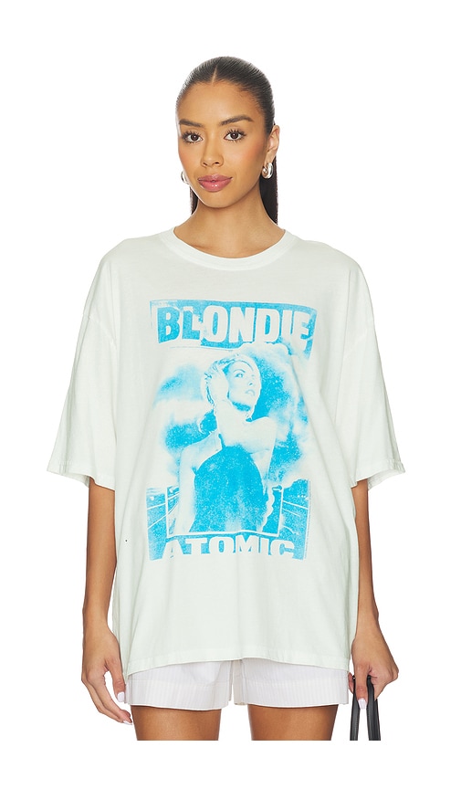 Junk Food Blondie Atomic Oversized Tee in Vintage White