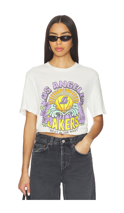 Lakers Best in The West Vintage Tee in White. - size L (also in M, S, XL/1X, XS) - Junk Food - Modalova