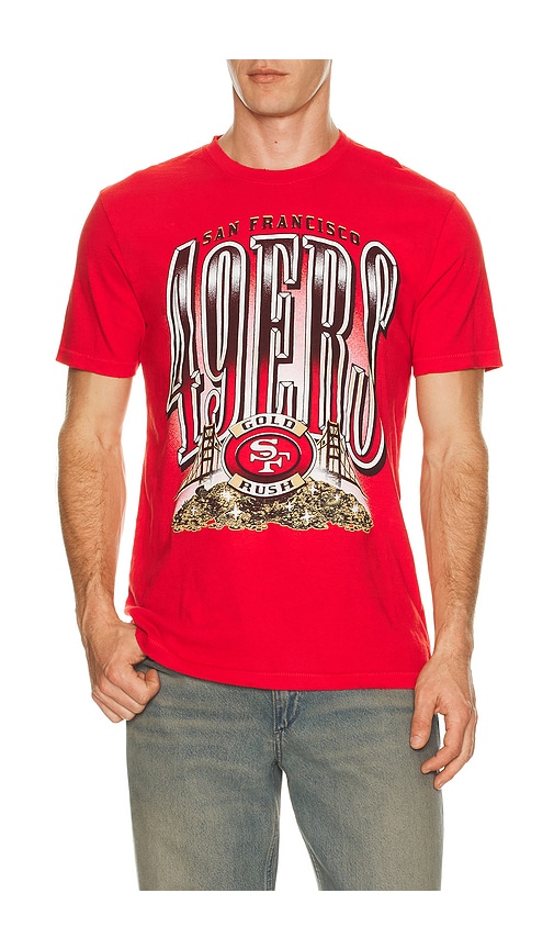 Junk Food 49ers Gold Rush Vintage Tee In Red