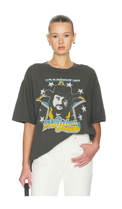 Junk Food Waylon I'M A Ramblin' Man Tee