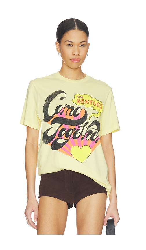 Junk Food The Beatles Come Together Tee in Dusty Citron