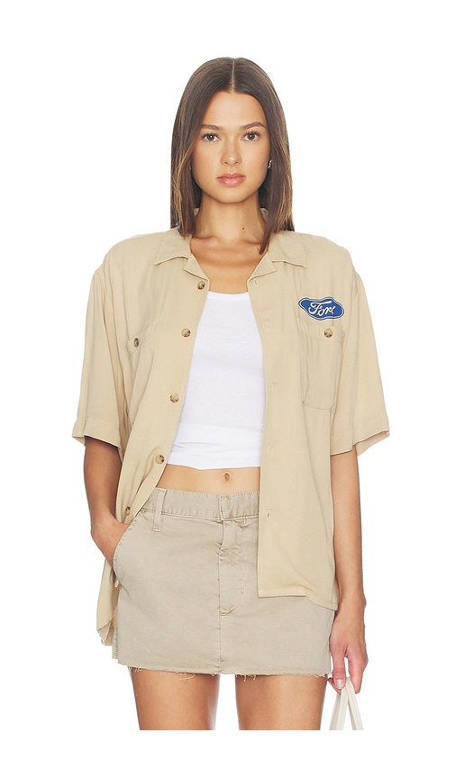 Junk Food Ford Mustang Camp Shirt