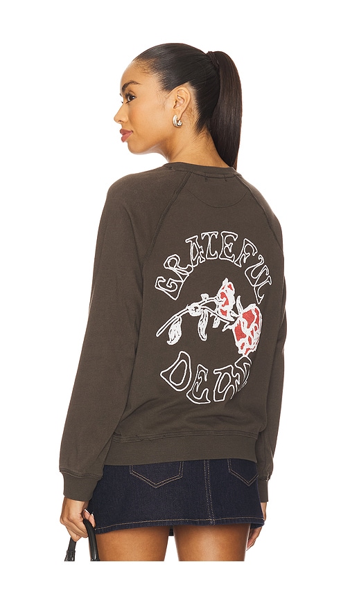 Junk Food Grateful Dead Tour 72 Crew Fleece In Gray
