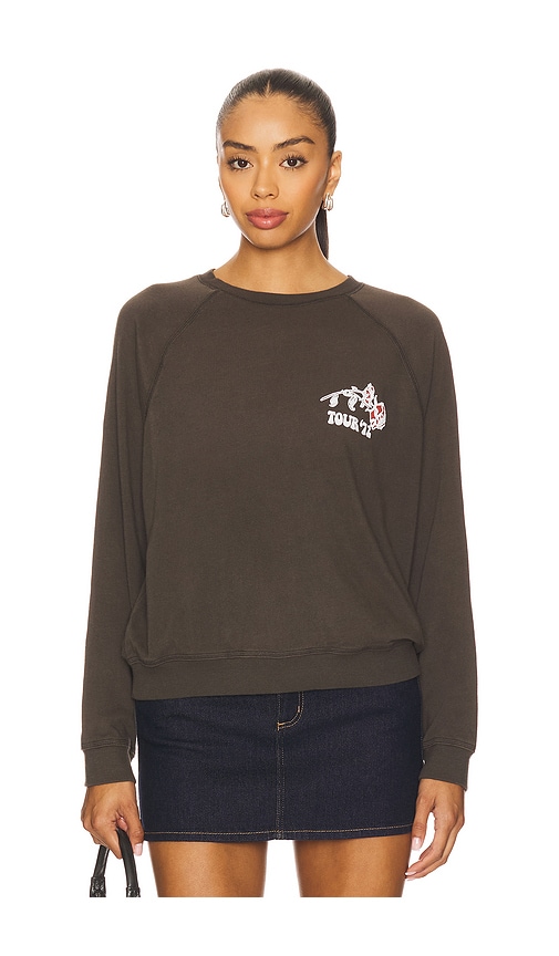 Junk Food Grateful Dead Tour 72 Crew Fleece In Gray