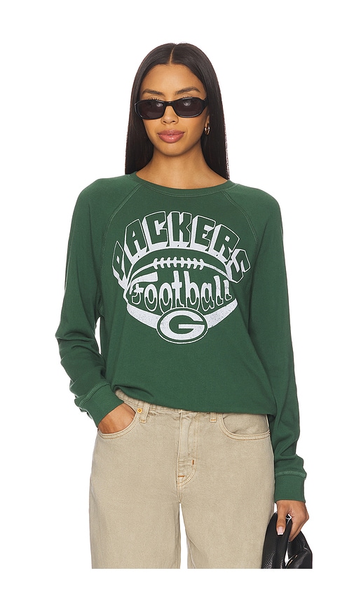 Packers Football Sweatshirt in Green. - size L (also in M, S, XL/1X, XS) - Junk Food - Modalova