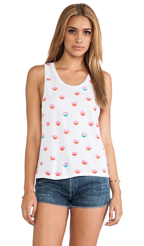 Lips Backstage Cropped Tank