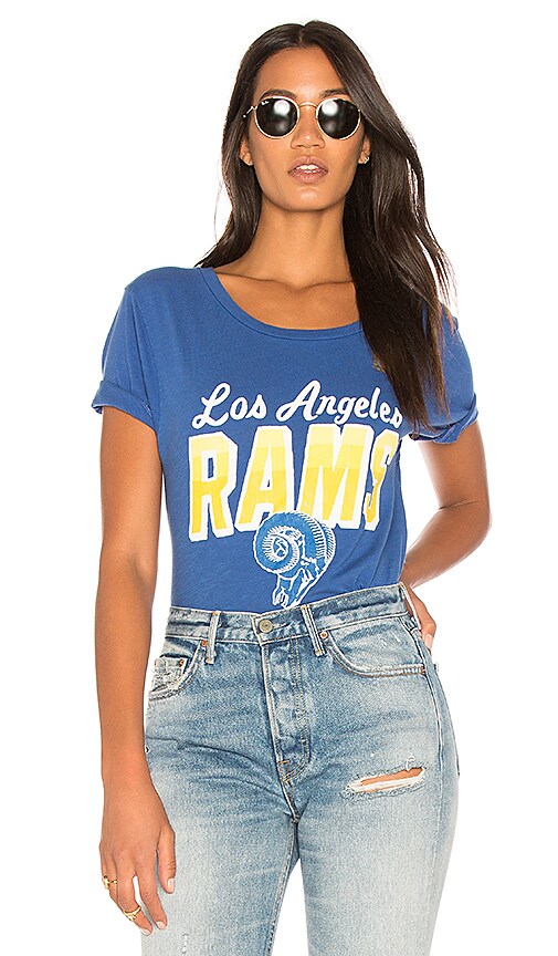 Junk Food Los Angeles Rams Cropped T-Shirt