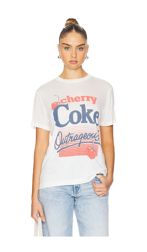 Shop Junk Food Cherry Coke Outrageous Tee In White