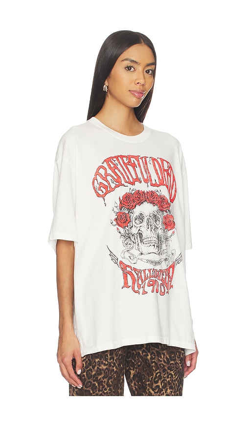  Junk Food übergrosses T-shirt Mit Grafikprint Grateful Dead The Vintage Oversized Tee In White. Größe S/m. Also In L/xl. 