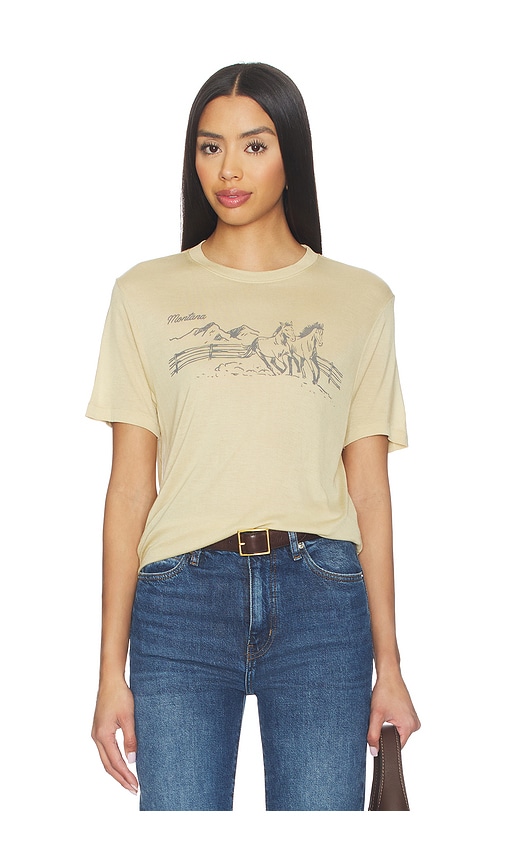 Junk Food Montana Horses The Vintage Tissue Tee