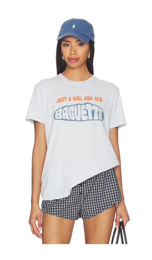 Junk Food Just A Girl And Her Baguette The Vintage Tee