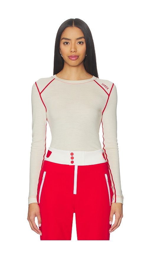 Jorde Skiwear Zuri Baselayer Top In White