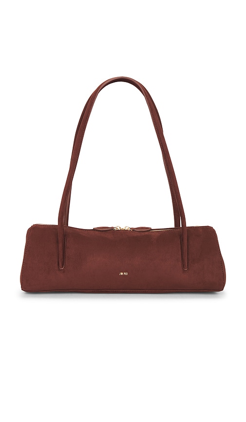 Nova Baguette Shoulder Bag in Brown.
