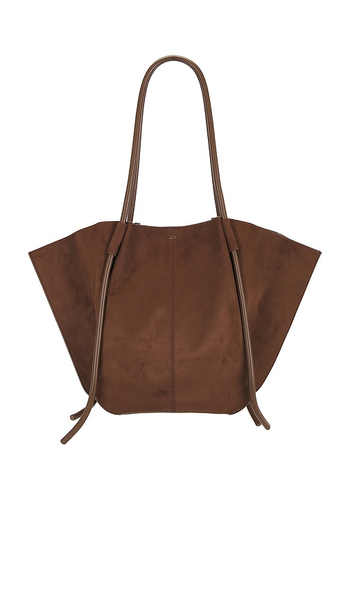JW PEI Nala Large Wide Tote Bag in Brown.