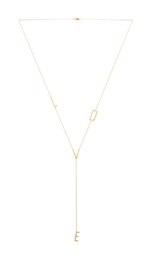 Love Lariat Necklace
