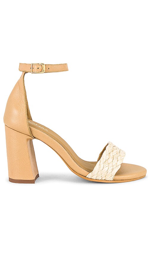 Kaanas Dumai Raffia Strap Heel in Natural