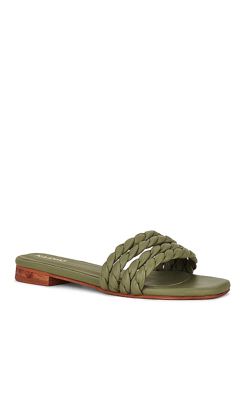 Shop Kaanas Corcovado Sandals In Olive