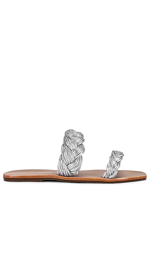 Kaanas Muria Sandal In Metallic Silver