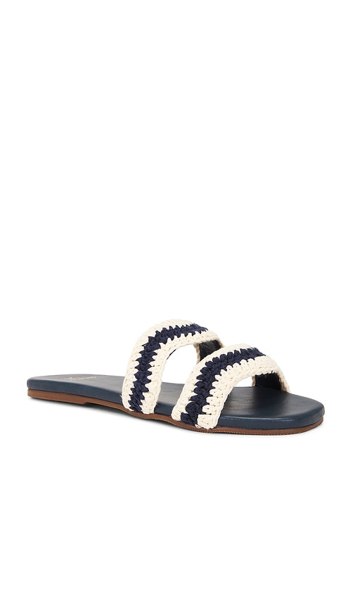 Shop Kaanas Tansy Sandal In Navy