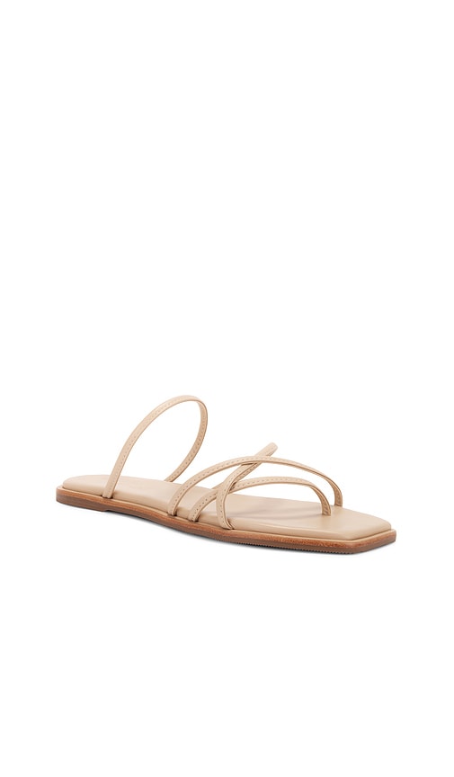 Shop Kaanas Kapok Slide Sandal In 米色