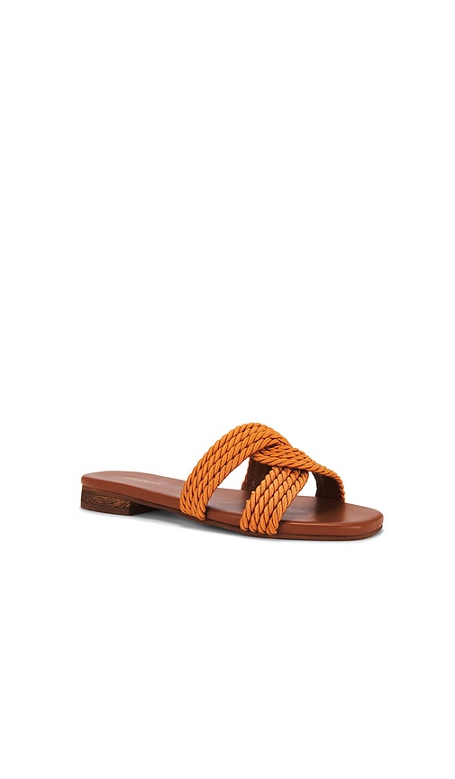 Shop Kaanas Olas Sandal In 白兰地酒红