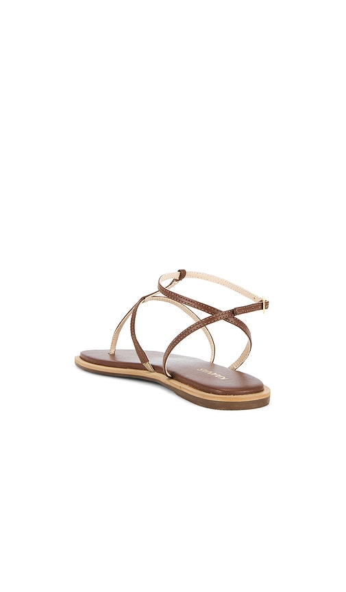  Kaanas Filigrane Römersandalen Aisha In Tan. Größe 7. Also In 9. 