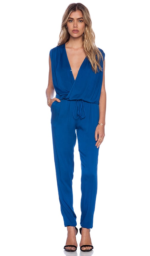 electric blue jumpsuit