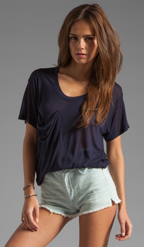 Sheer Jersey Classic Pocket Tee