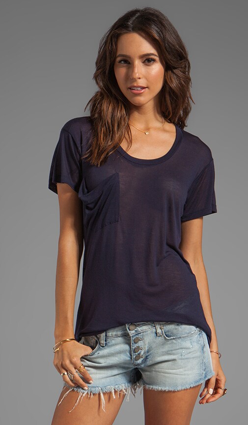Sheer Jersey Classic Pocket Tee