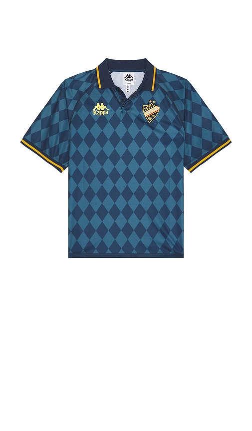 Authentic Nekoda Soccer Polo in Blue. - size XL/1X (also in L, M, S)