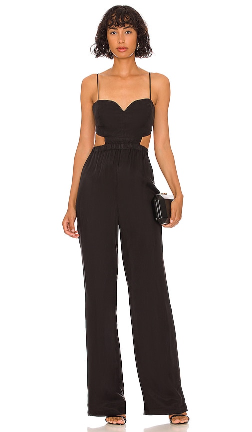 Karina Grimaldi Alex Jumpsuit in Black