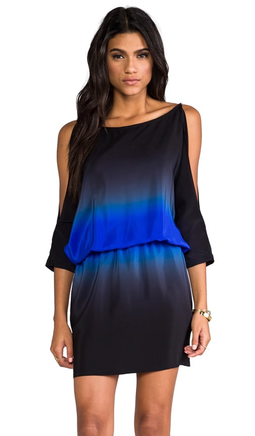 Silk Ombre Print Mariana Mini Dress