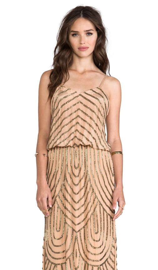 Deco Beaded Maxi Dress
