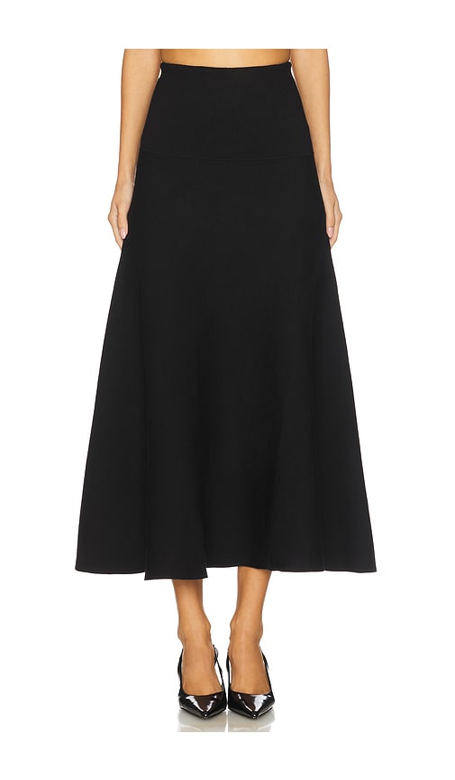Karina Grimaldi Krystina Long Skirt In Black