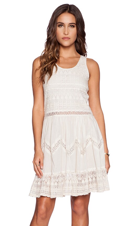 KAS New York Amira Mini Dress in Ivory | REVOLVE